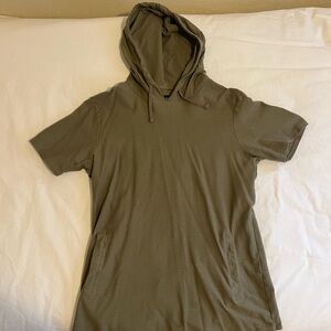 PacSun Olive Hooded Tee